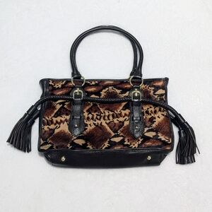 Adrienne Vittadini Faux Animal Fur Bag